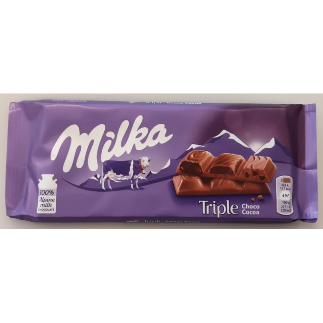 Milka Triple Cocoa 90gr
